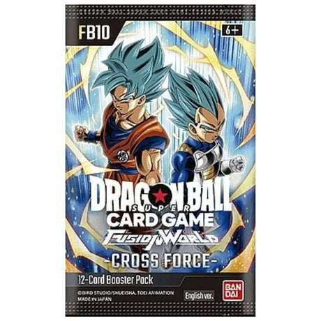 Dragon Ball Super Fusion World FB10 Cross Force Booster Pack – 12 Karten EN
