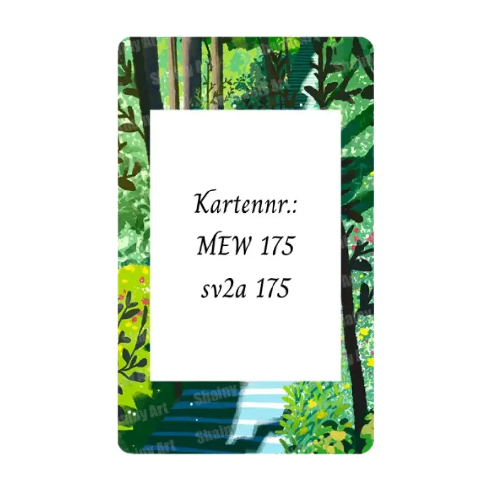 Enton 151 Extended Art Acryl Case Kartennummer MEW 175 – bei CardsRfun