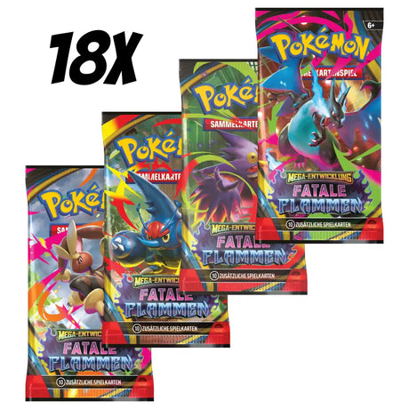 Pokemon Fatale Flammen - Booster Display (18 Stück) (DE) CardsRfun