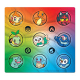 Sticker-Bogen der First Partner Illustration Collection Series 1 – alle 9 Starter