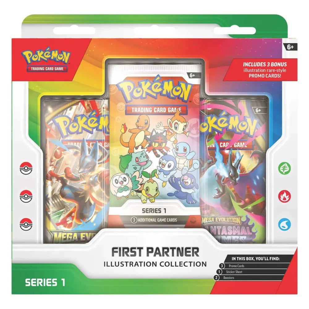 Pokemon First Partner Illustration Collection Series 1 – Frontansicht Box