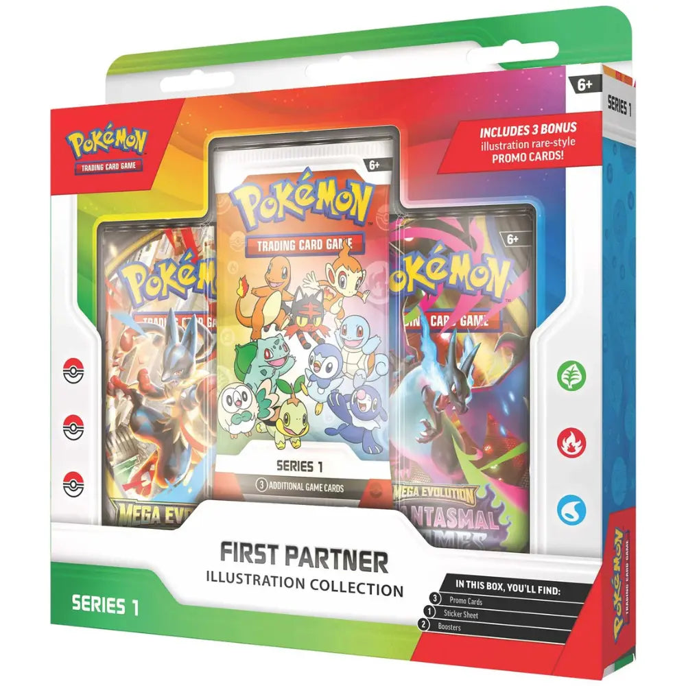 Pokemon First Partner Illustration Collection Series 1 – Seitenansicht Box