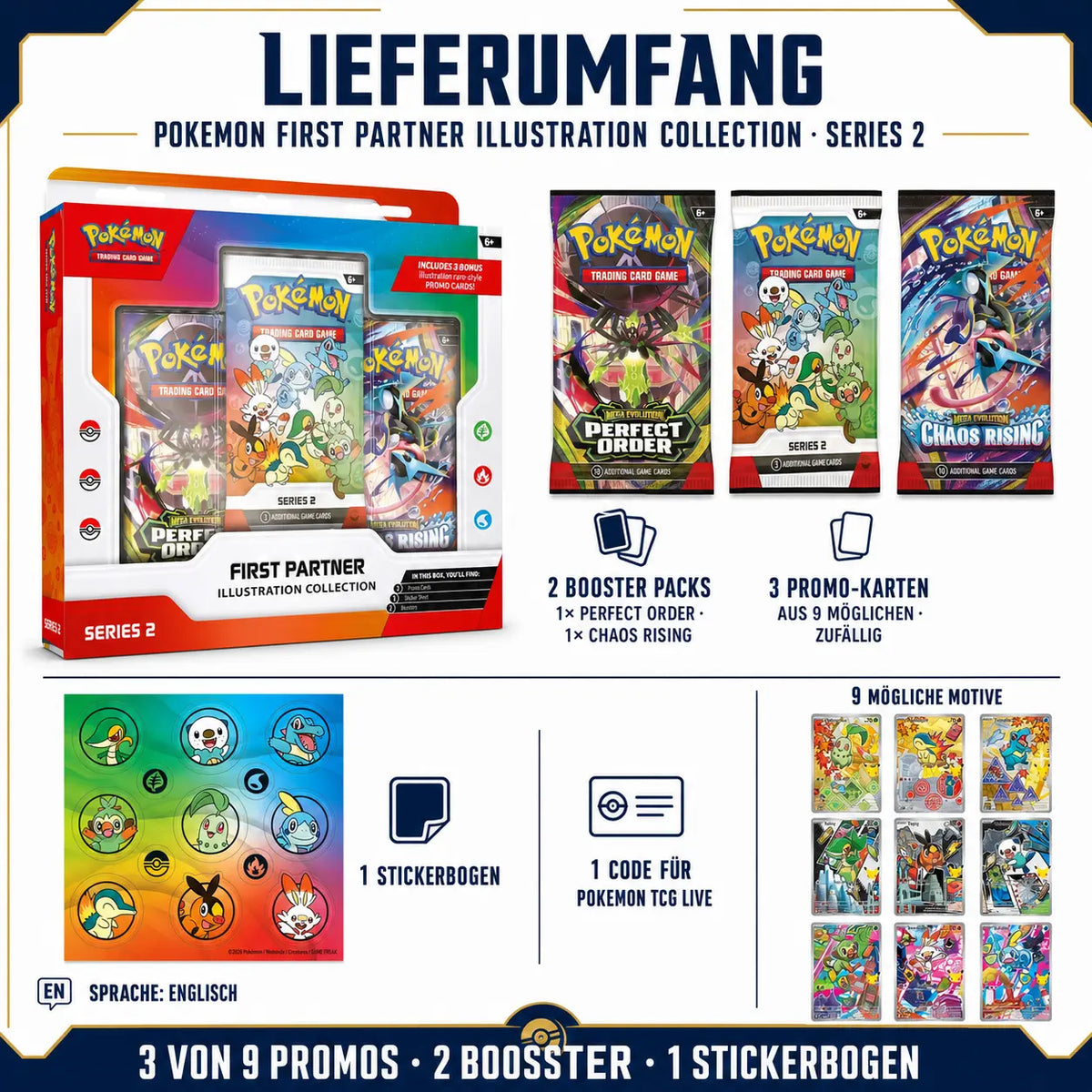 Pokemon First Partner Illustration Collection - Series 2