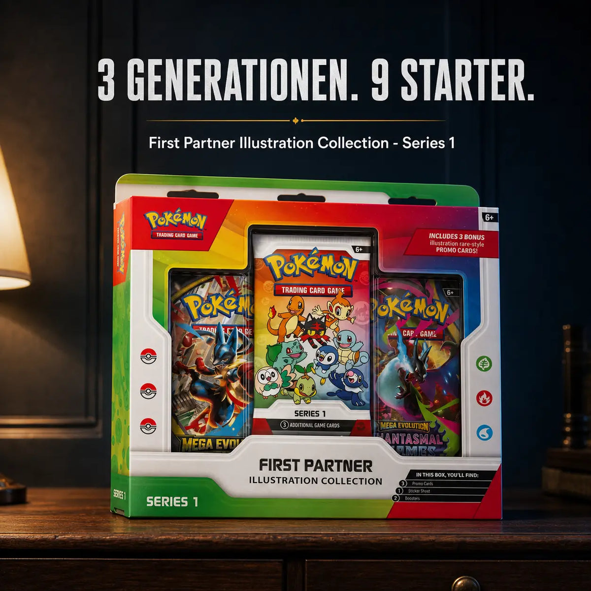 Pokemon First Partner Illustration Collection - Series 1