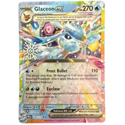 Pokemon Glaceon ex PRE 026/131 mit Schneeflocken-Stempel – Double Rare Tera-Artwork aus Prismatic Evolutions, Near Mint, Englisch