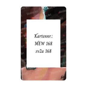 Glumanda 151 Extended Art Acryl Case Kartennummer MEW 168 – bei CardsRfun