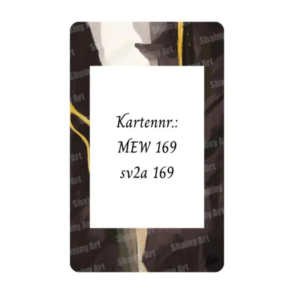 Glutexo 151 Extended Art Acryl Case Kartennummer MEW 169 – bei CardsRfun