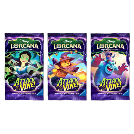 Disney Lorcana Attack of the Vine Booster-Artworks – korrupte Schurkin, Winnie & Sulley – bei CardsRfun