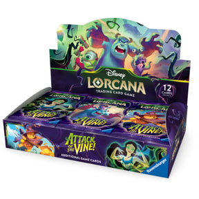 Disney Lorcana Attack of the Vine Booster Display mit 24 Packs – bei CardsRfun