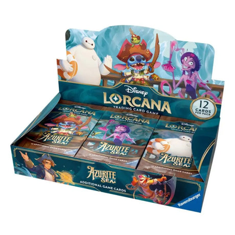 Disney Lorcana Azurite Sea Booster Display mit 24 Packs – bei CardsRfun