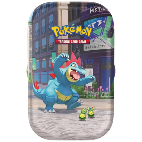 Lumiose City Mini Tin Feraligatr & Budew – Kalos Neon-Viertel, Pokemon TCG EN
