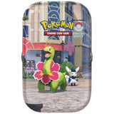 Lumiose City Mini Tin Meganium & Meowstic – Pokemon Center Kalos, TCG EN