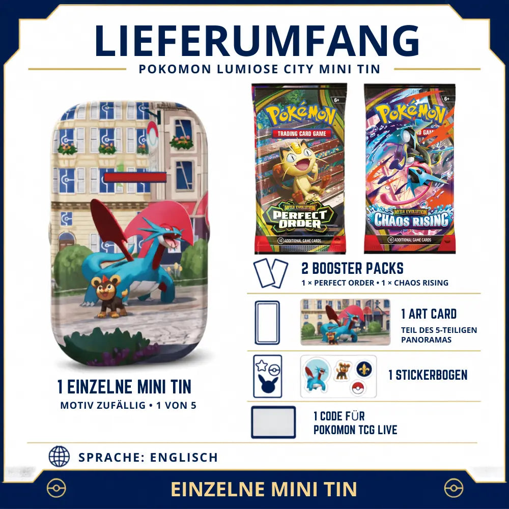 Pokemon Lumiose City Mini Tin