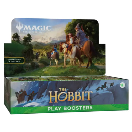 Magic The Hobbit Play Booster Display Frontansicht mit Box Topper – bei CardsRfun