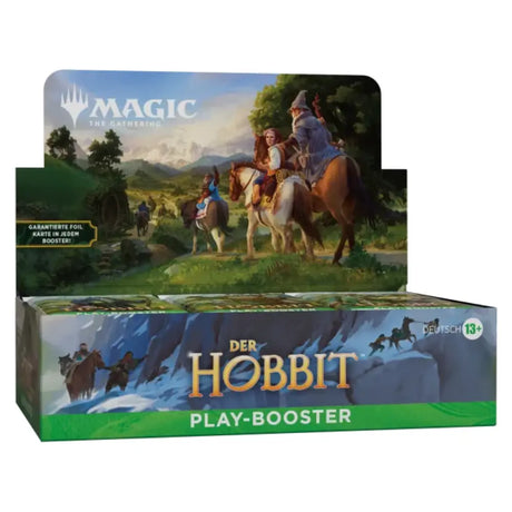 Magic Der Hobbit Play Booster Display Frontansicht mit Box Topper DE – bei CardsRfun