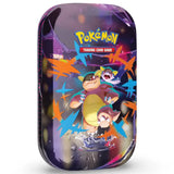 Pokemon Mega Heroes Mini Tin – Laschoking Variante mit orange-blauem Funken-Artwork auf weissem Hintergrund