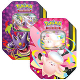 Pokemon Mega Mondschein Tin – beide Varianten: Mega Gengar ex und Mega Pixi ex, DE