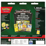 Rückseite Pokemon Miraidon ex League Battle Deck mit vollständiger Decklist – bei CardsRfun