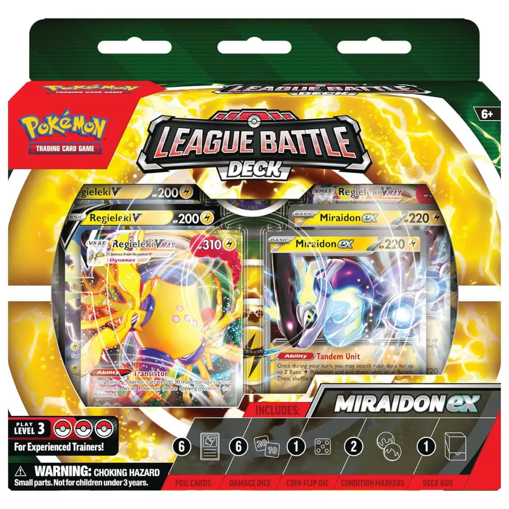 Pokemon Miraidon ex und Regieleki VMAX League Battle Deck – bei CardsRfun