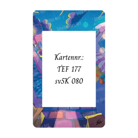 Nebulak Extended Art Acryl Case Kartennummer TEF 177 – bei CardsRfun