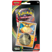 Pokemon Perfect Order 1-Pack Blister Makuhita – Vorderseite mit Promo und Münze – bei CardsRfun
