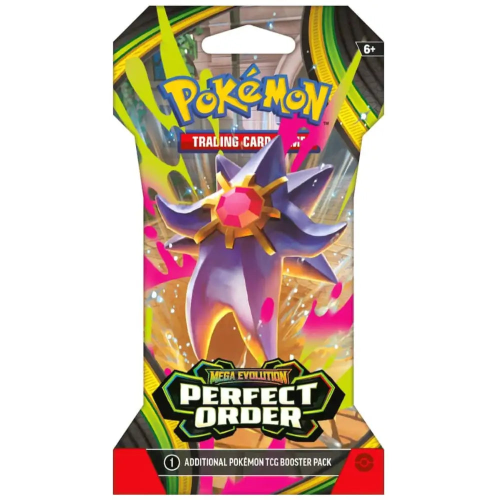 Pokemon Perfect Order Sleeved Booster – Mega Starmie Artwork