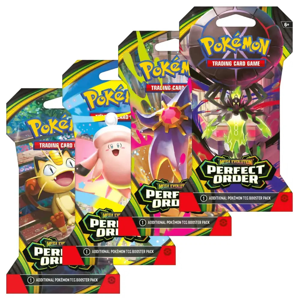 Pokemon Perfect Order Sleeved Booster – alle 4 Artworks im Überblick