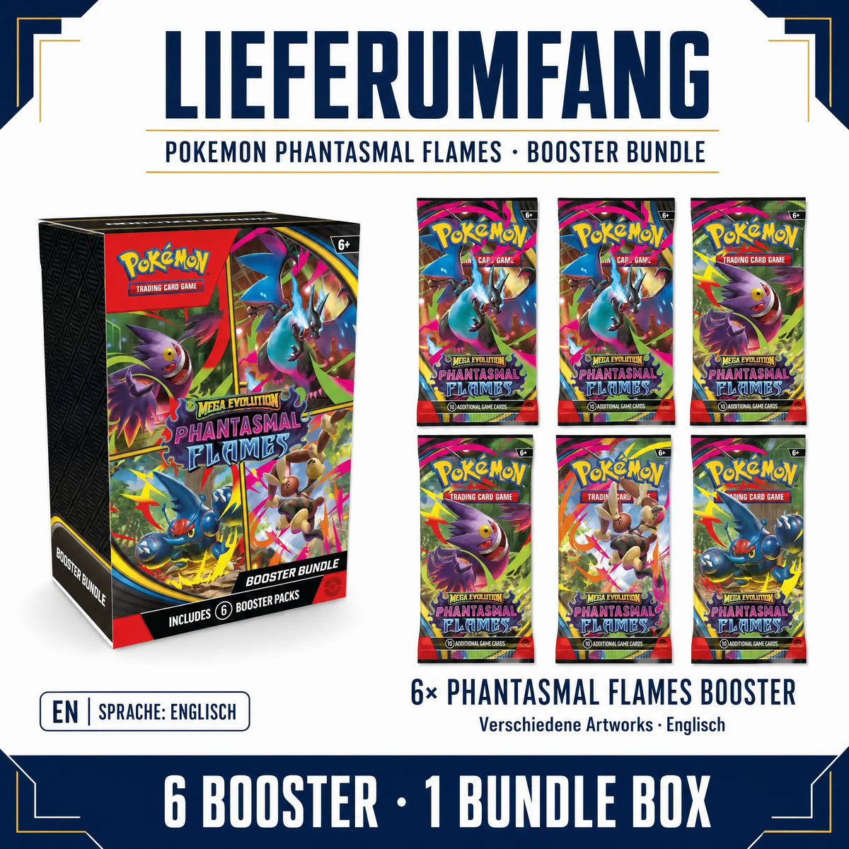 Pokemon Phantasmal Flames - Booster Bundle