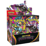 Pokémon Pitch Black Booster Display – Frontansicht der Box (36 Booster)