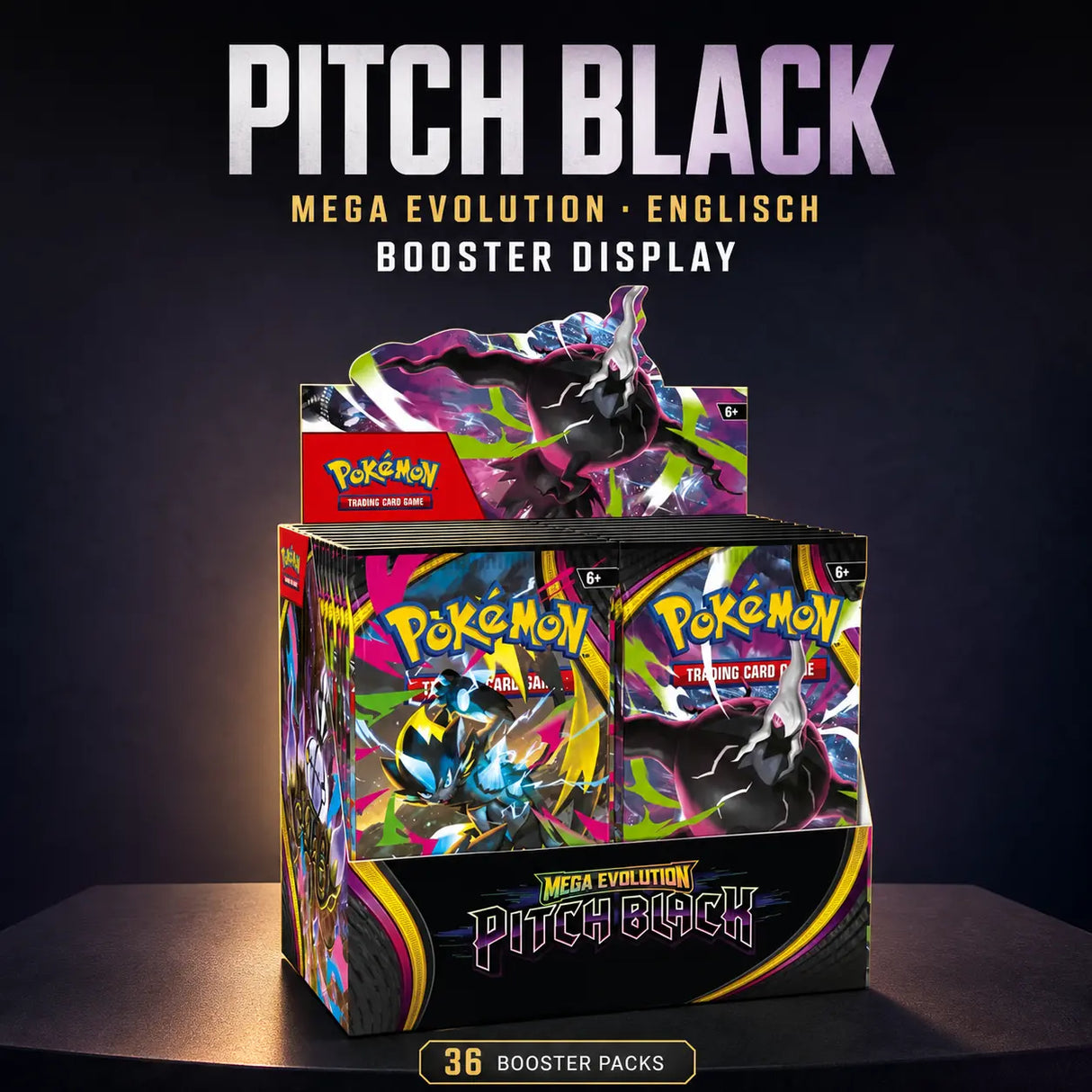 Pokemon Pitch Black - Booster Display