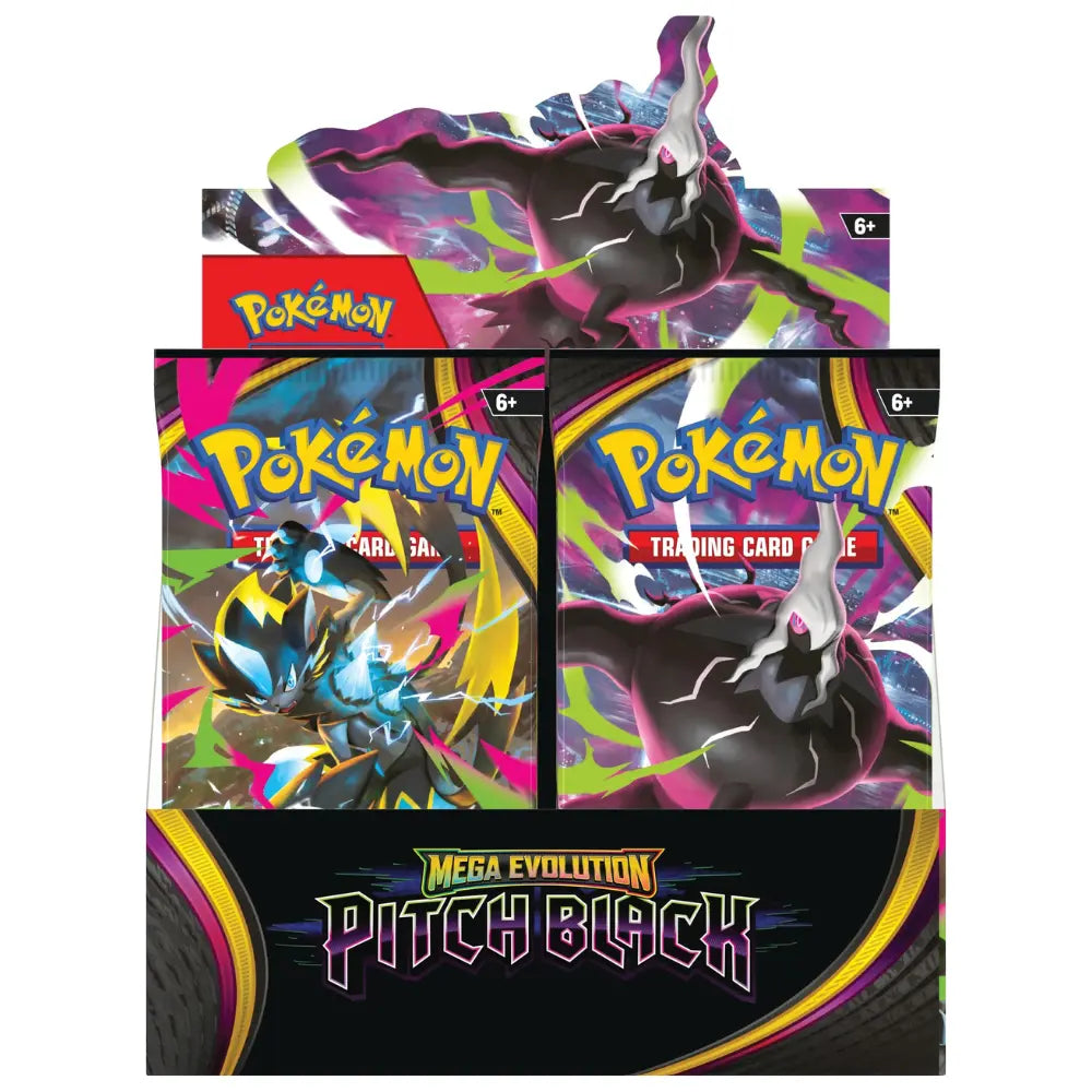 Pokémon Pitch Black Display – Mega Darkrai Artwork Nahaufnahme