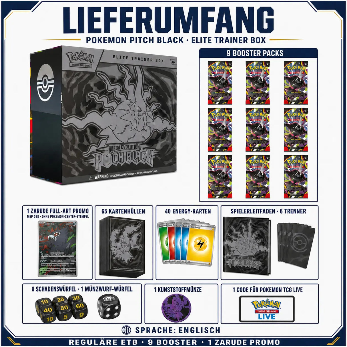 Pokemon Pitch Black - Elite Trainer Box