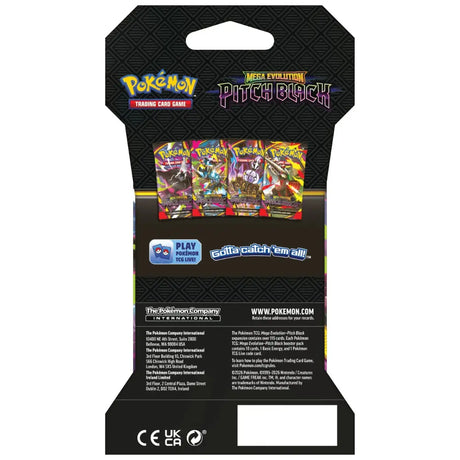 Pokémon Pitch Black Sleeved Booster – 10 Karten je Booster