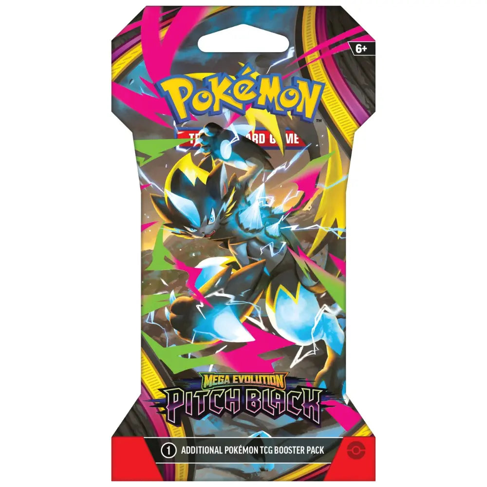 Pokémon Pitch Black Sleeved Booster – Mega Darkrai Artwork