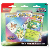 Pokemon Prismatic Evolutions Tech Sticker Collection CardsRfun