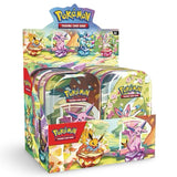 Pokemon Prismatic Evolutions Mini Tin Display – alle 8 Eeveelution-Artworks im Überblick