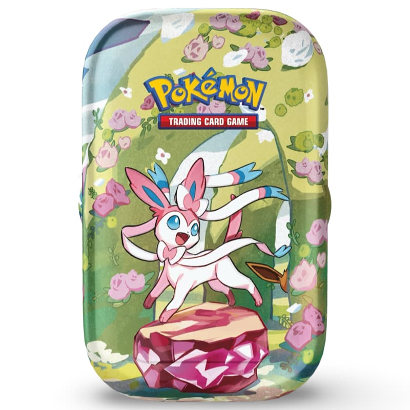 Pokemon Prismatic Evolutions Mini Tin – Feelinara Artwork