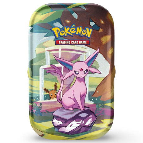 Pokemon Prismatic Evolutions Mini Tin – Psiana Artwork