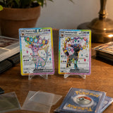 Espeon ex (SVP 175) und Umbreon ex (SVP 176) Full Art Promos in Acrylständern – exklusiv aus der PE Premium Figure Collection