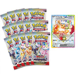 Pokemon Prismatic Evolutions Super Premium Collection – 15 Booster Packs und Eevee ex Full Art Promo SVP 174