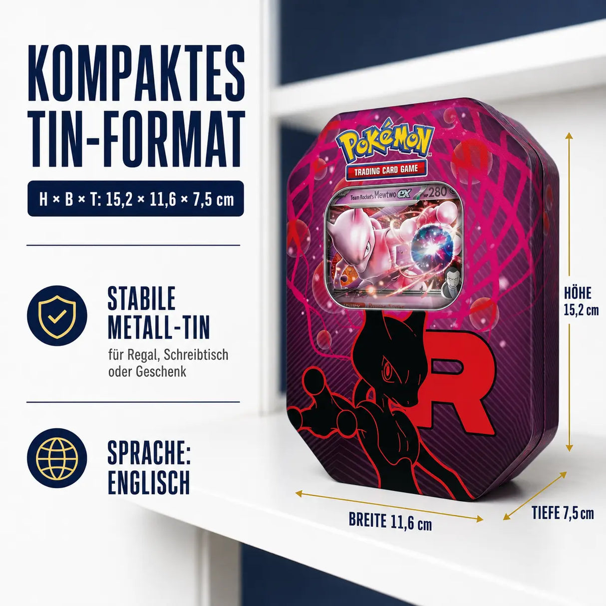Pokemon Team Rocket Tin