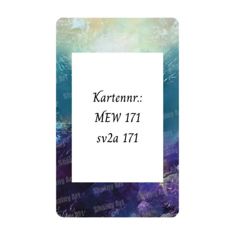 Schillok 151 Extended Art Acryl Case Kartennummer MEW 171 – bei CardsRfun