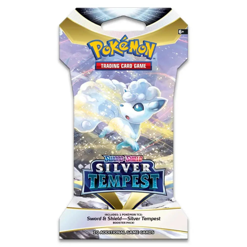 Pokemon Silver Tempest Sleeved Booster – Alolan-Vulpix Artwork
