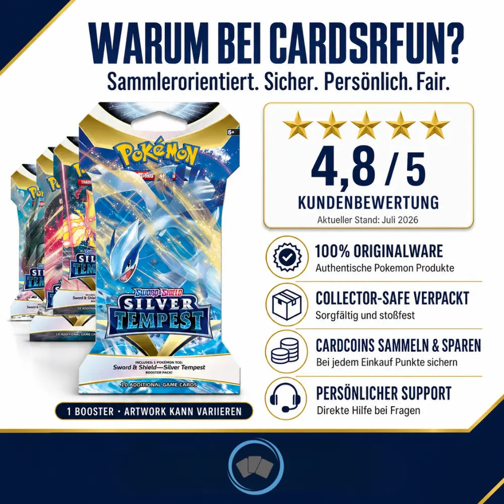 Pokemon Silver Tempest - Sleeved Booster