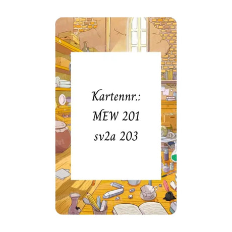 Simsala ex Extended Art Acryl Case Kartennummer MEW 201 – bei CardsRfun