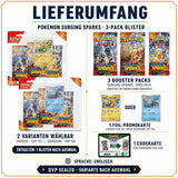 Pokemon Surging Sparks: 3-Pack Blister