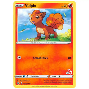 Vulpix - 029/264 (#13//18/31 Cinderace Stamped) - Battle Academy 2022 (BA22) CardsRfun