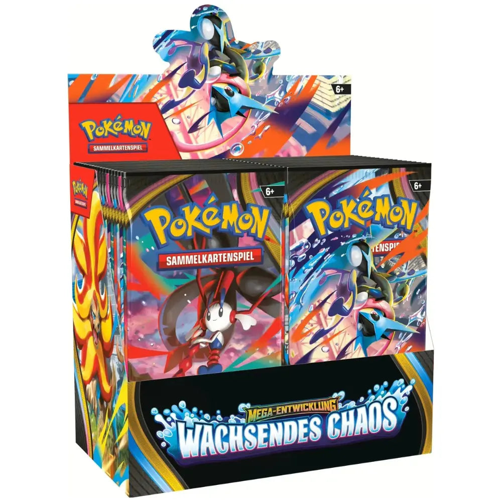Pokemon Wachsendes Chaos Booster Display – 36 Packs Mega Evolution OVP sealed Deutsch