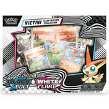 Pokemon Victini Illustration Collection – Box-Frontansicht mit Victini-Promos im Fenster