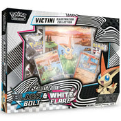 Pokemon Victini Illustration Collection SV10.5 – Frontansicht der Box mit Black Bolt & White Flare Branding